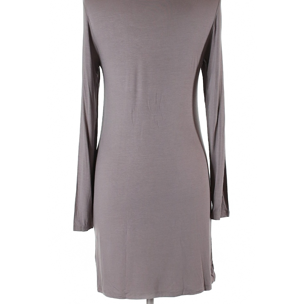 PRESS 💋 Gray & Silver sequin stripes sheath dress - Picture 4 of 8